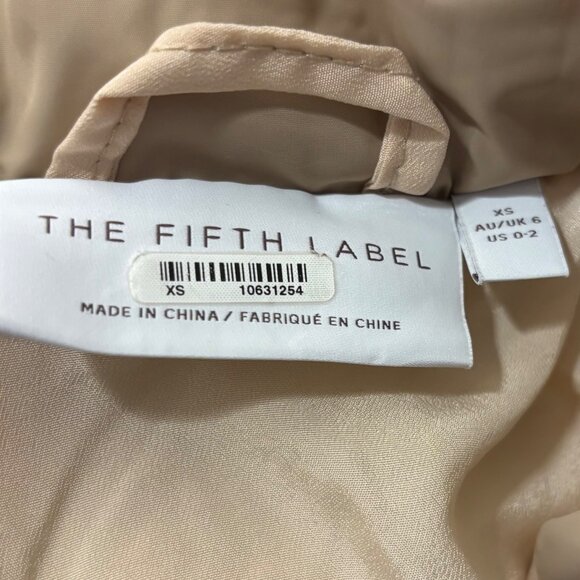 The Fifth Label Remake Tan Cropped Puffer Jacket Size  XS - Picture 6 of 7